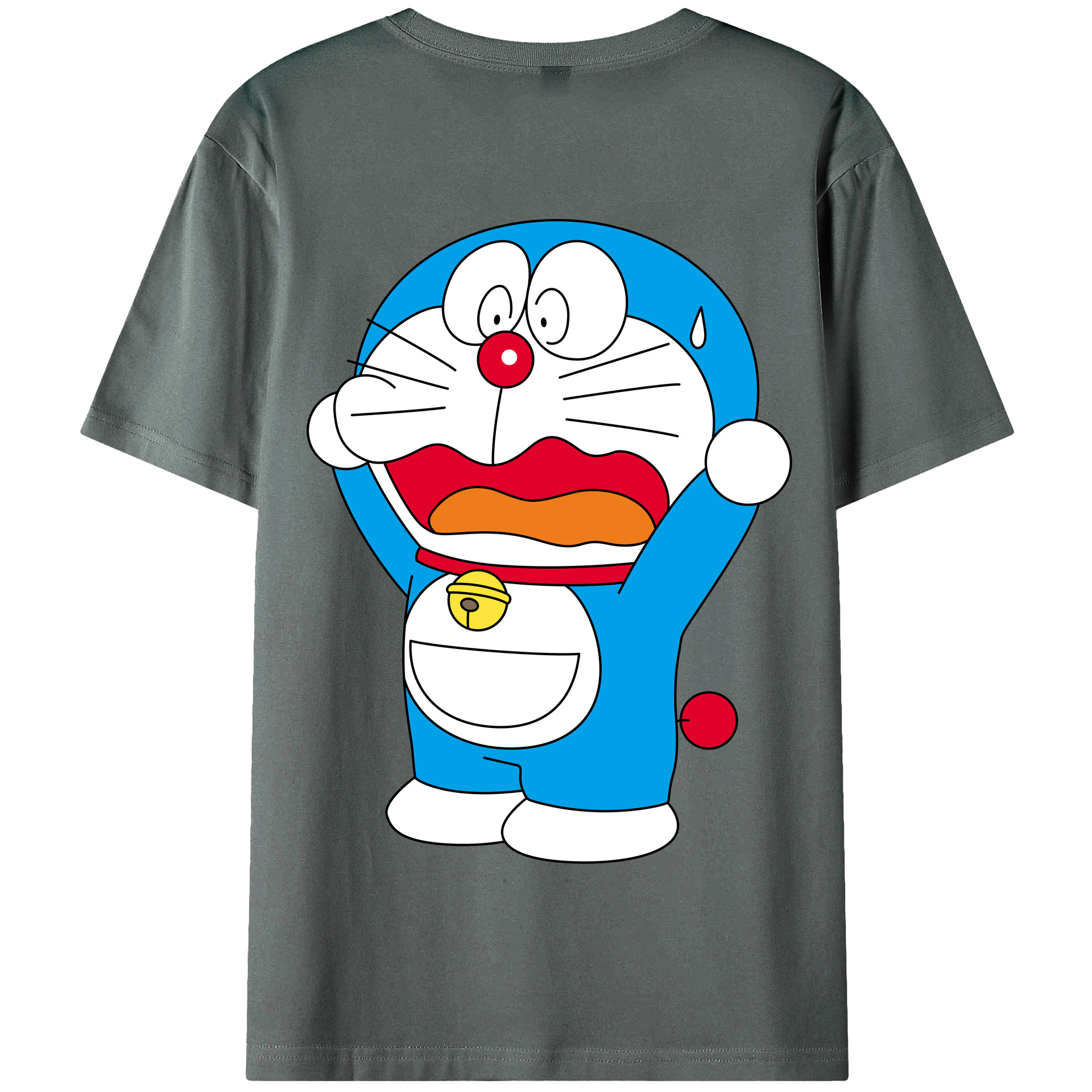 （画像用） ドラえもん Doraemon 綿100％半袖Tシャツ（背面プリント）